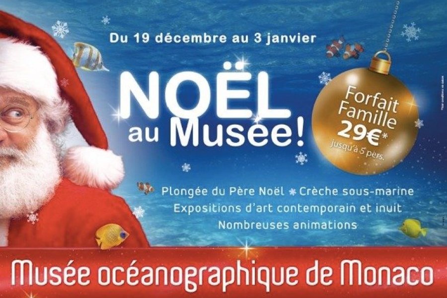 Le Noël du Musée Océanographique de Monaco