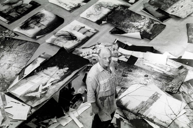Portrait de Anselm Kiefer - © Centre Pompidou