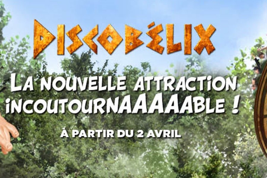 Discobélix, une nouvelle attraction renversante au Parc Astérix.