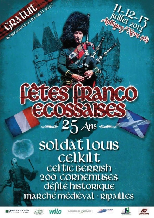 Fêtes Franco Ecossaises - © Office de Tourisme Sauldre Sologne