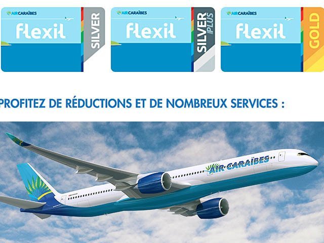 Carte d'abonnement Flexil Air Caraïbes - © Air Caraïbes