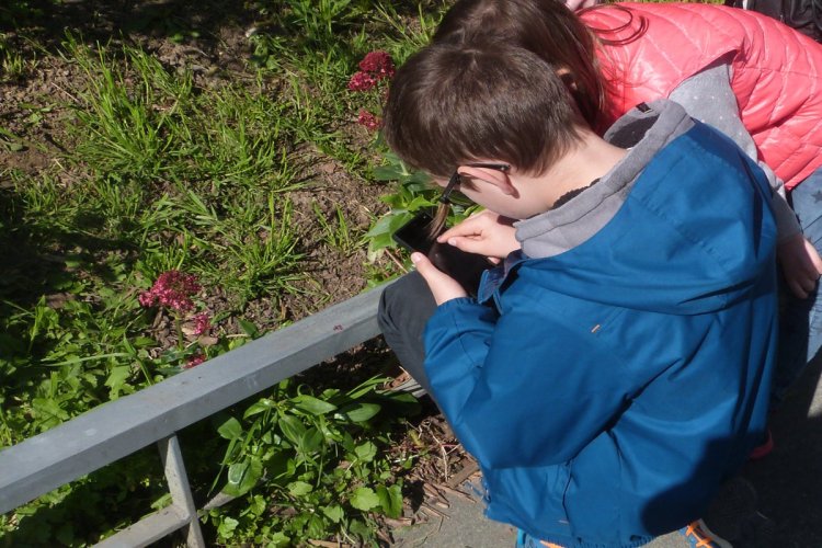 Ecobalade est ludique et plaît aux enfants. - © Aurélie HANNIER