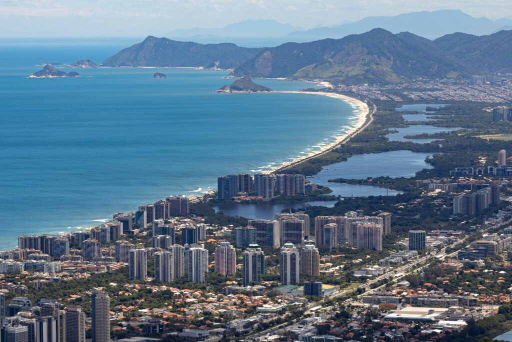 Vue sur le quartier de Barra da Tijuca