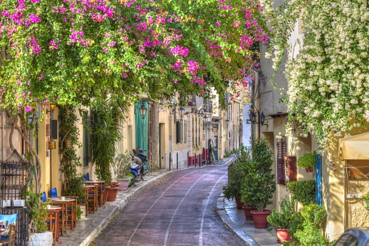 Dans le quartier de Plaka. - © Anastasios71 / Shutterstock.com