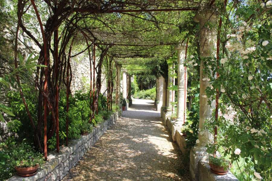 Les jardins de l'Abbaye Saint-André.