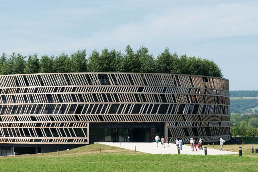 L'architecture inédite du Musée du Parc d'Alésia.