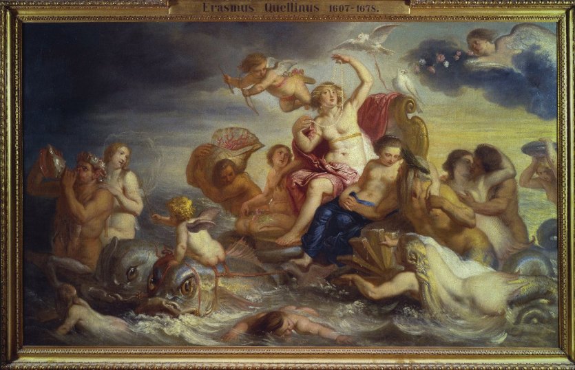 Le Triomphe de Galatée, Érasme Quellin, Huile sur toile, Collection privée. - © Jean-Louis Torsin