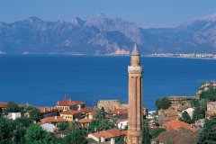 Le Yivli Minare (minaret cannelé) est le symbole d'Antalya.