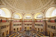 Intérieur de la Library of Congress. (© nickjene - Fotolia)