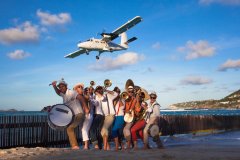 Le Bitin Brass Band donne le sourire à tout Saint-Barth