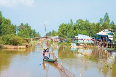 Village de la région de Tinh Biên.
