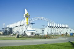 Stade de football Sheriff à Tiraspol.