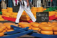 Marché aux fromages d'Alkmaar.
