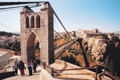 Pont suspendu de Sidi M'Cid.