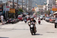 Dans les rues de Patong.