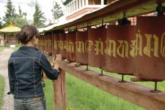 Rites bouddhistes au monastère Ivolginsk Datsan