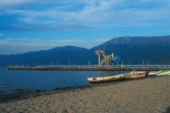 Le lac d'Ohrid.