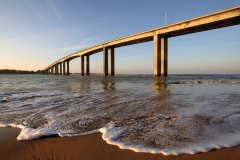 Le pont de l'île de Noirmoutier (© JS EVRARD)