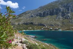 La plage d'Arginonta.