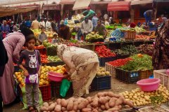 Le marché de Tiznit, coloré et bien fourni.