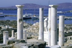 Temple de Jupiter, site antique de Delos.
