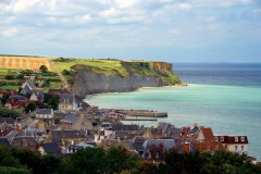 La plage d'Arromanches-les-Bains (© UOLIR - FOTOLIA)