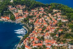 Vue aérienne de Cavtat.