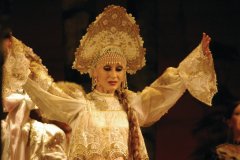 Spectacle cosaque au théâtre bouriate d'opéra et de ballet