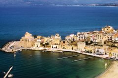 Castellammare del golfo, ancien port principal d'Erice et de Segeste.