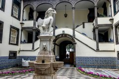 Cour intérieure de la mairie de Funchal.