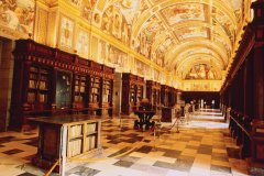 Bibliothèque d'El Real Monasterio de San Lorenzo del Escorial.
