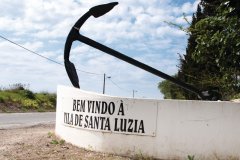 À l'arrivée à Santa Luzia.