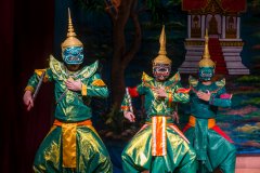 Représentation de lam luang, Royal Ballet Theatre, Luang Prabang.