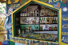 Bar typique à Union Island.