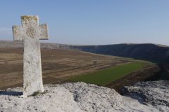 Sur le chemin du monastère rupestre à Orhei Vechi.
