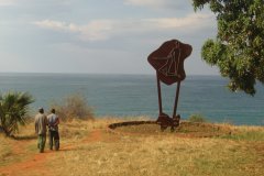 Le monument Burton-Speke à Nyanza-Lac.