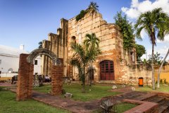 Ruines de l'hôpital San Nicolas de Bari à Santo Domingo.