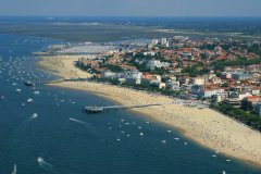 Vue aérienne d'Arcachon. (© BP Lamarque)