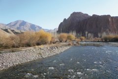 Rivière, Bâmiyân.