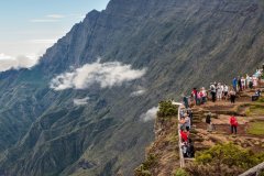 Le piton Maïdo offre une vue magnifique sur le cirque de Mafate.