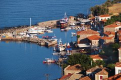 Molivos, sur l'île de Lesbos.