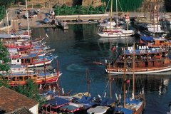 Port de plaisance d'Antalya.