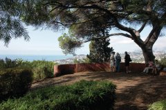 Jardin botanique, terrasse panoramique avec vue sur Funchal.