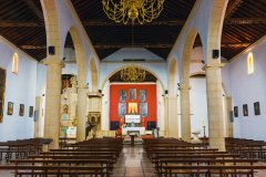 Intérieur de l'église de La Oliva, Fuerteventura.