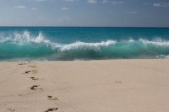 La plage de Gouverneur et ses vagues