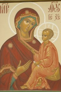 Fresque religieuse de la cathédrale de l'Epiphanie