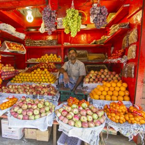 Marché dans le vieux Dhaka.