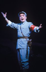 Spectacle de l'opéra Jiang Qing (femme de Mao), mettant en scène la révolution chinoise.
