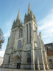 <p>La cathédrale de Quimper.</p>