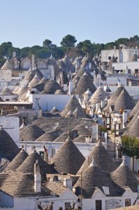 <p>Les trulli d'Alberobello.</p>